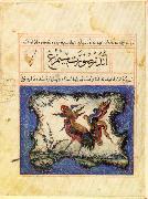 Simurgh on an island,from Advantages to be Derived from Animals by Ibn Bakhtishu unknow artist